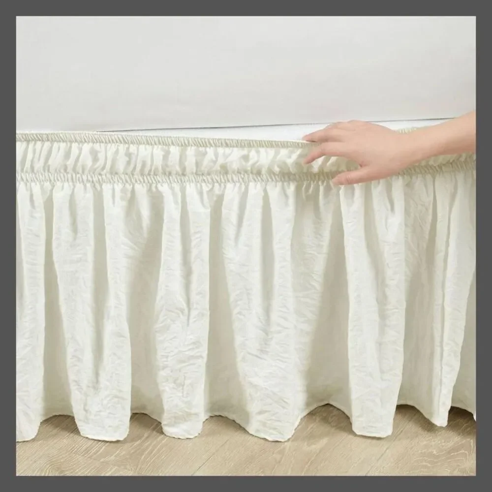 Classic Ruffled Bed Skirt - Ivory